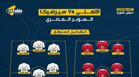 الأهلي ضد سيراميكا كليوباترا بالسوبر.. موعد المباراة والقنوات الناقلة والتشكيل المتوقع وتاريخ المواجهات 